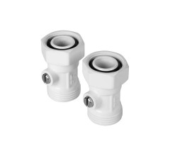 Набор нижнего подключения Royal Thermo прямой раздельный 3/4х3/4ЕК (Белый)